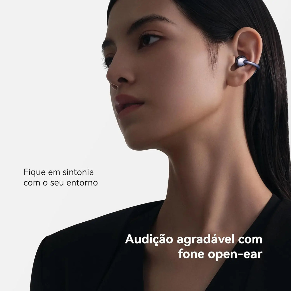HUAWEI FreeClip Wireless Earbuds - Open Ear Bluetooth Earphones with Long Lasting Battery  AI Crystal Clear Sound - Lightweight